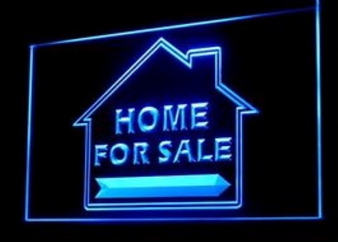 Home For Sale Real Estate LED Neon Sign